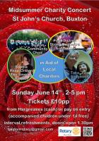 Midsummer Charity Concert June 14th 2-5 